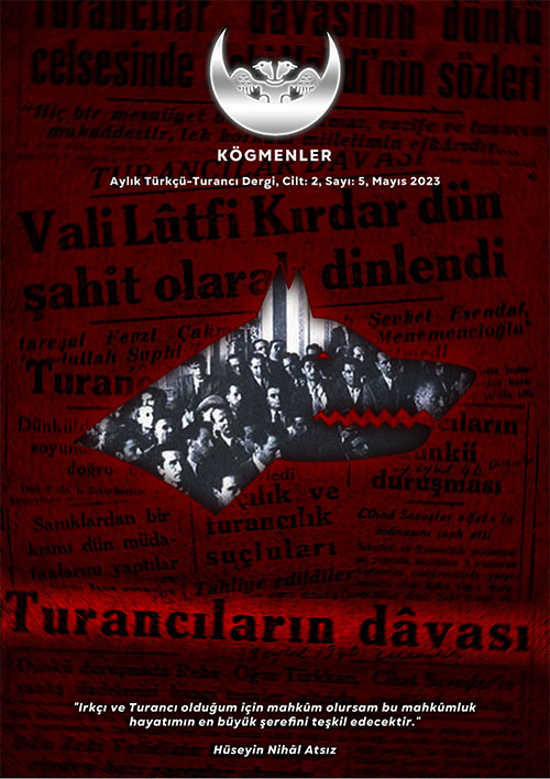 Kögmenler, Mayıs 2023, Cilt: 2, Sayı 5